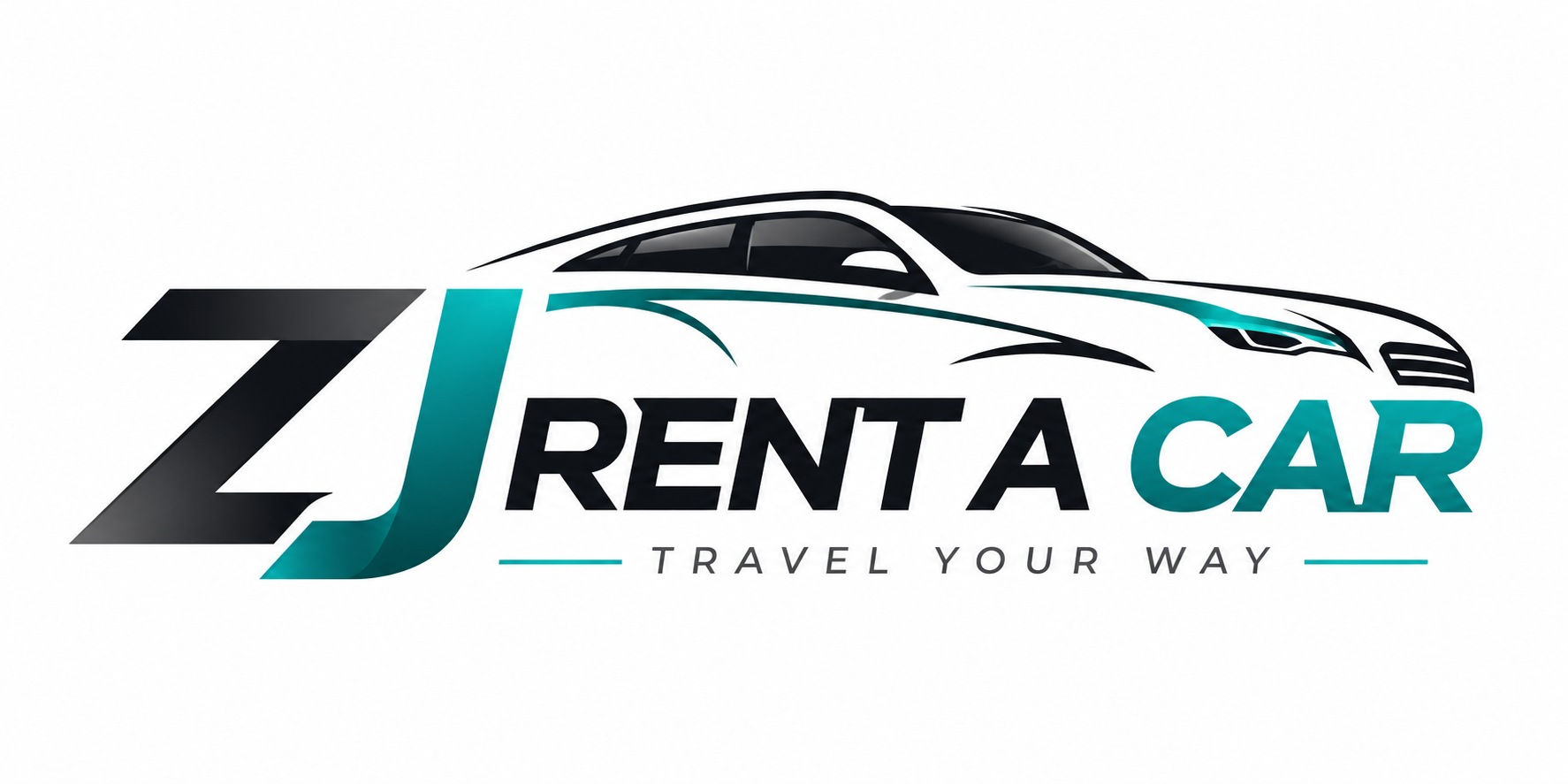 ZJ Rent A Car logo